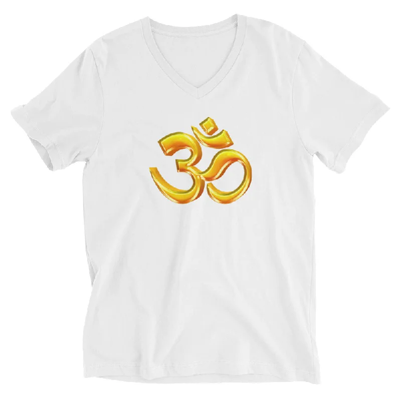 Unisex Short Sleeve V-Neck Yoga Shirt - Custom Option Available Hooded Caped Shawl Collar