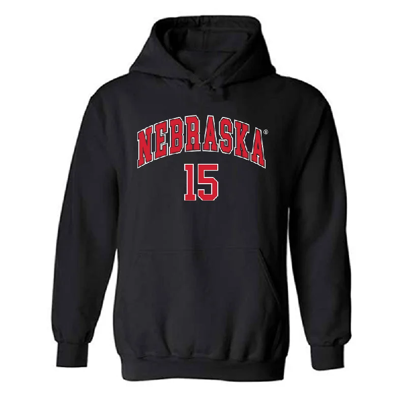 Nebraska - NCAA Women's Bowling : Crystal Elliott Hooded Sweatshirt Hoodie with Strings Custom Fit Adjustable