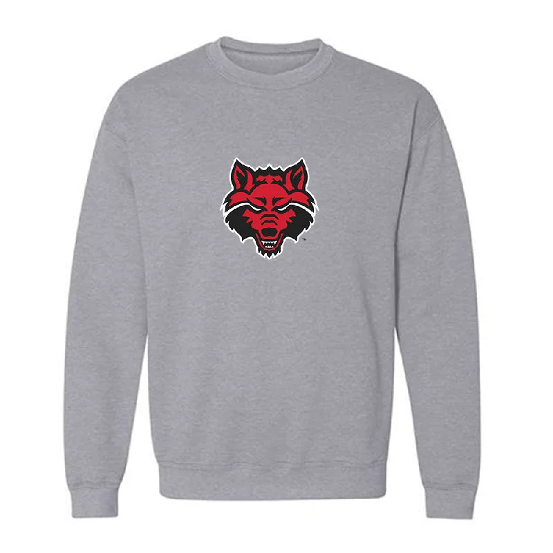 Arkansas State - NCAA Women's Bowling : Aubrey Kiddle - Crewneck Sweatshirt Hoodie with Elastic Cuffs Stretchable Comfortable