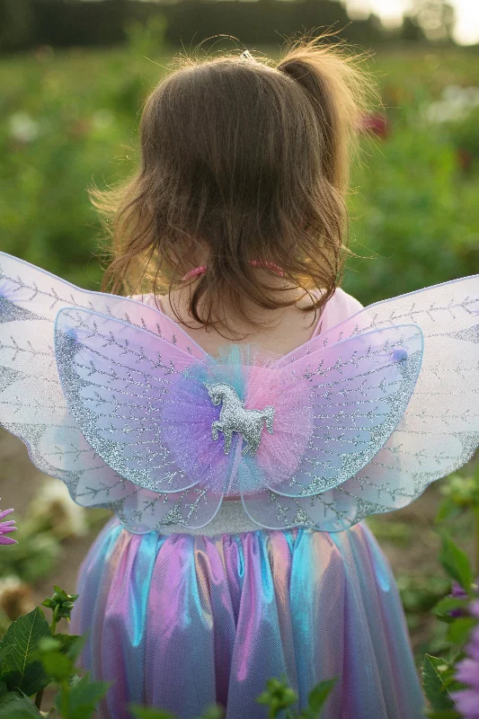 Magical Unicorn Skirt & Wings Pastel silk skirt smooth