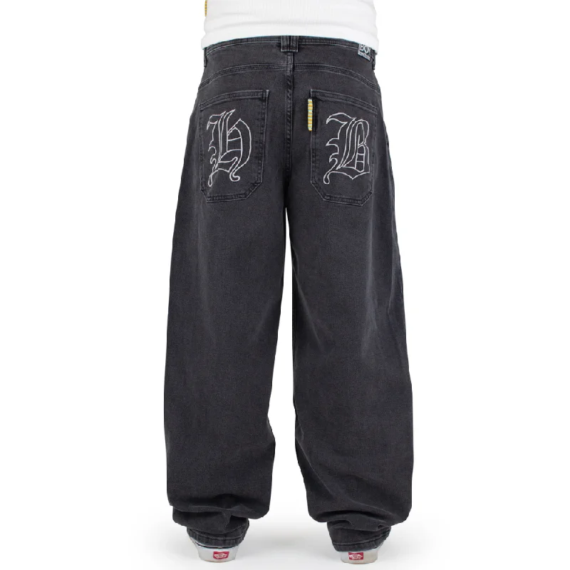 X-Tra Monster Gothic Pants Denim Washed Grey Casual Yoga Pants