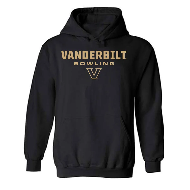 Vanderbilt - NCAA Women's Bowling : Kailee Channell - Hooded Sweatshirt Classic Shersey Hoodie with Hem Fringe Bohemian Relaxed