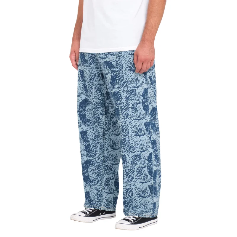 Fergadelic Denim Pants Road Sky Trendy Palazzo Pants