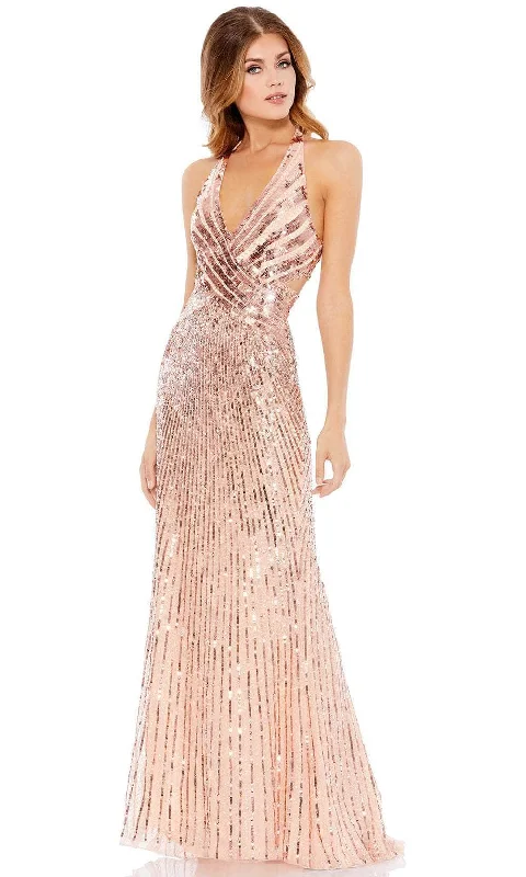 Mac Duggal 5390 - Strappy Back Sequin Evening Dress Tunics Practical durable