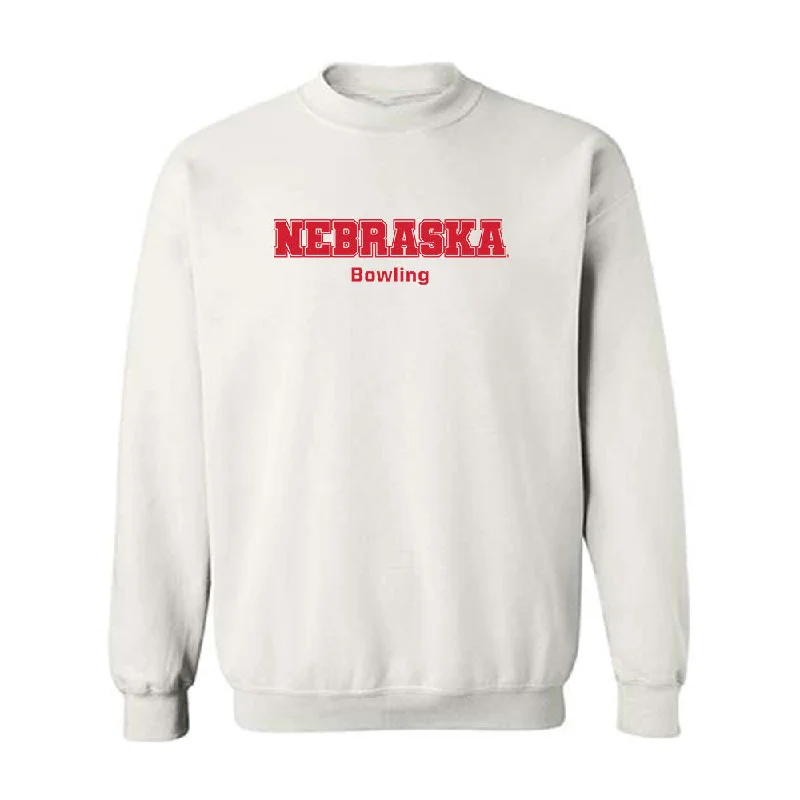 Nebraska - NCAA Women's Bowling : Desiree Buchert - Generic Shersey Crewneck Sweatshirt Hoodie with Neon Bright Vibrant