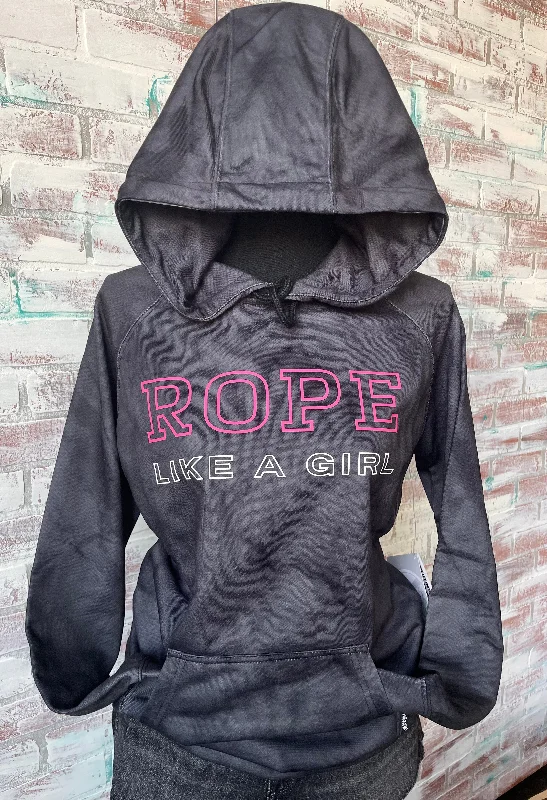 Sale ✨ Hooey Rope Like a Girl Marbled Hoodie Hoodie with Magnetic Closure Innovative Modern