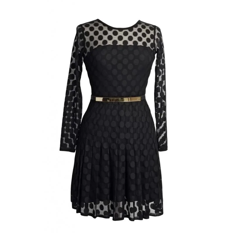 Sylvie - Polka dot lace dress Tunics Solid Classic