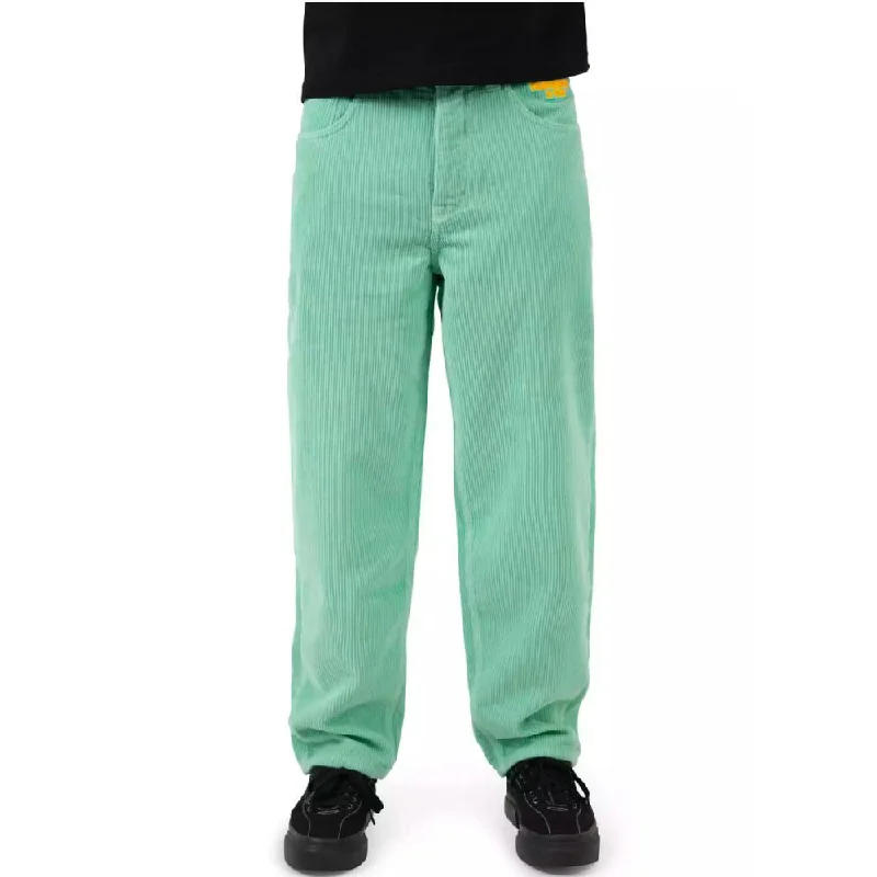 X-Tra Baggy Cord Pants Greenery Soft Stretch Pants