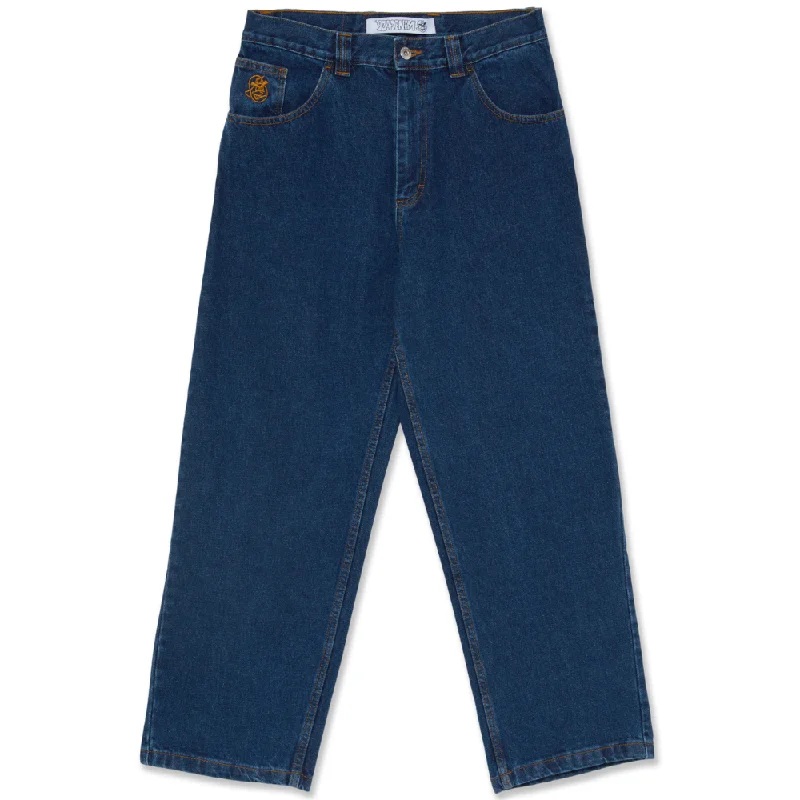 '93! Denim Pants Dark Blue Cozy Fitted Pants