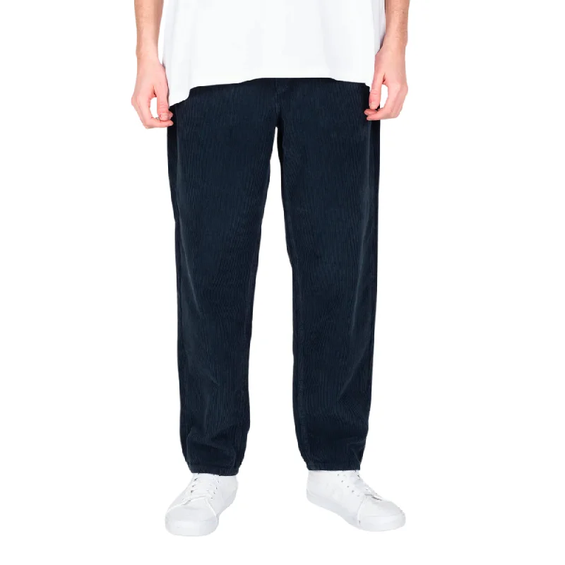 X-Tra Baggy Cord Pants Navy Formal Dress Pants