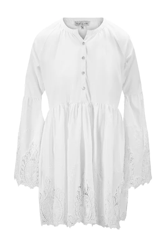 Serena Dress - White Tunics Sophisticated sleek