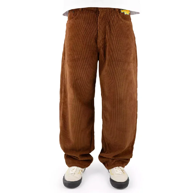 X-Tra Monster Cord Pants Brown Fashionable Work Pants