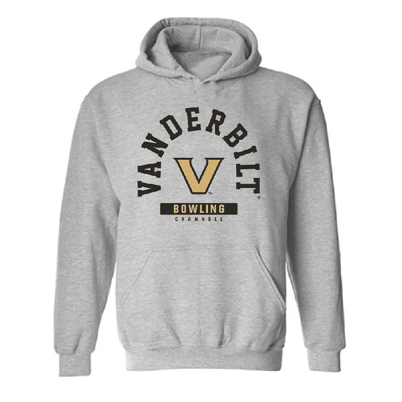 Vanderbilt - NCAA Women's Bowling : Kailee Channell - Hooded Sweatshirt Classic Fashion Shersey Hoodie with Slit Hem Functional Movement