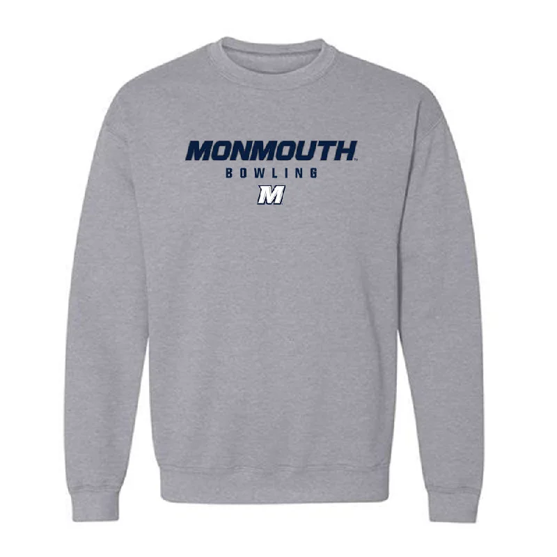 Monmouth - NCAA Women's Bowling : Siyah Sweeny - Grey Classic Shersey Sweatshirt Graphic Hoodie Design Print