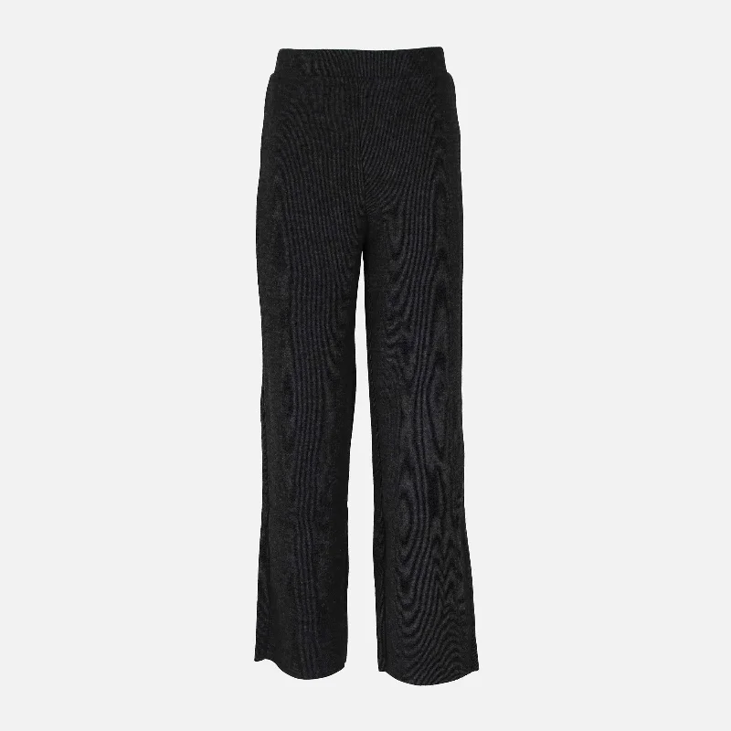 LADIES FASHION KNIT PANT Stylish Elastic Waist Pants