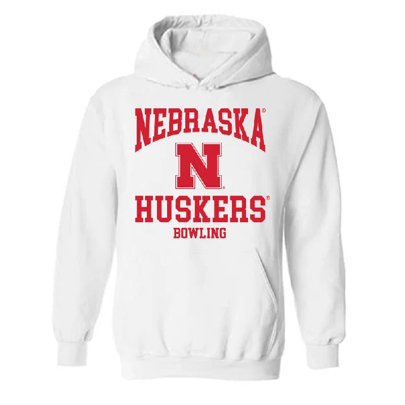 Nebraska - NCAA Women's Bowling : Lani Breedlove - Generic Shersey Hooded Sweatshirt Hoodie with Relaxed Fit Easy Casual