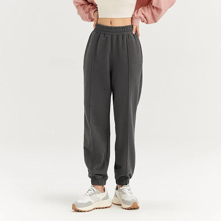 Pintuck Jogger Pants Relaxed Lounge Trousers