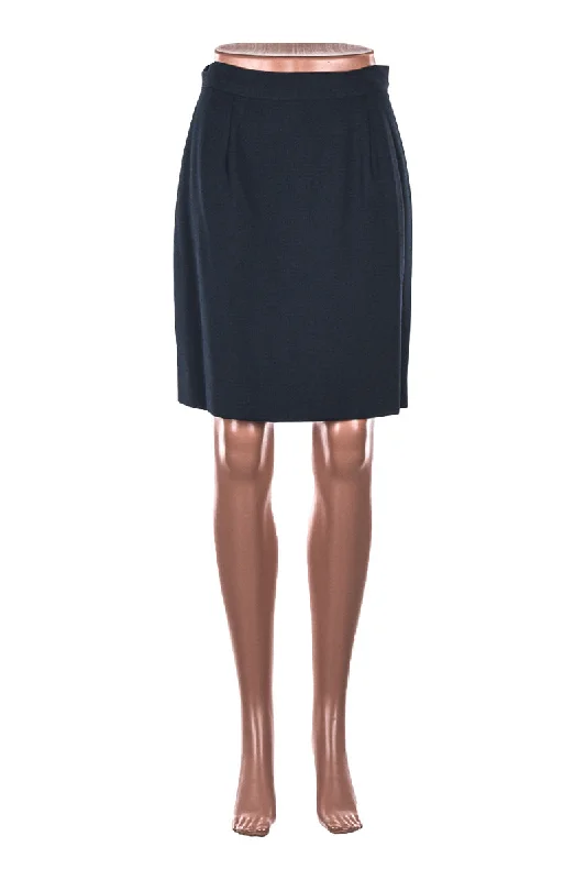 Navy Skirt cashmere skirt plush