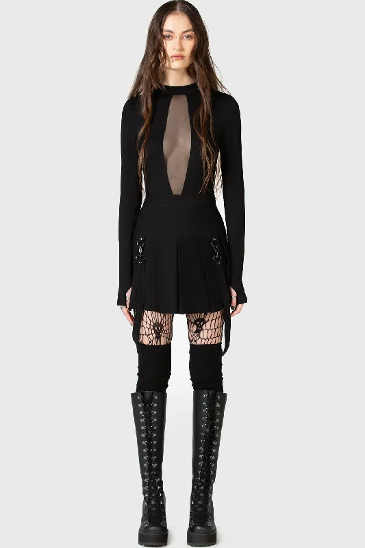 Intrinsic Nights Bodysuit Elegant Mesh Bodysuit for Night