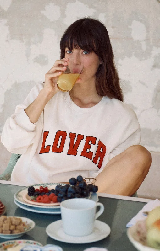 Oversized Lover Sweatshirt Hoodie with Mesh Breathable Sporty