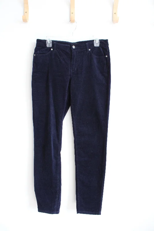 Buffalo David Bitton Mid-Rise Slim Icon Navy Corduroy Pants | 10 Casual Lounge Pants