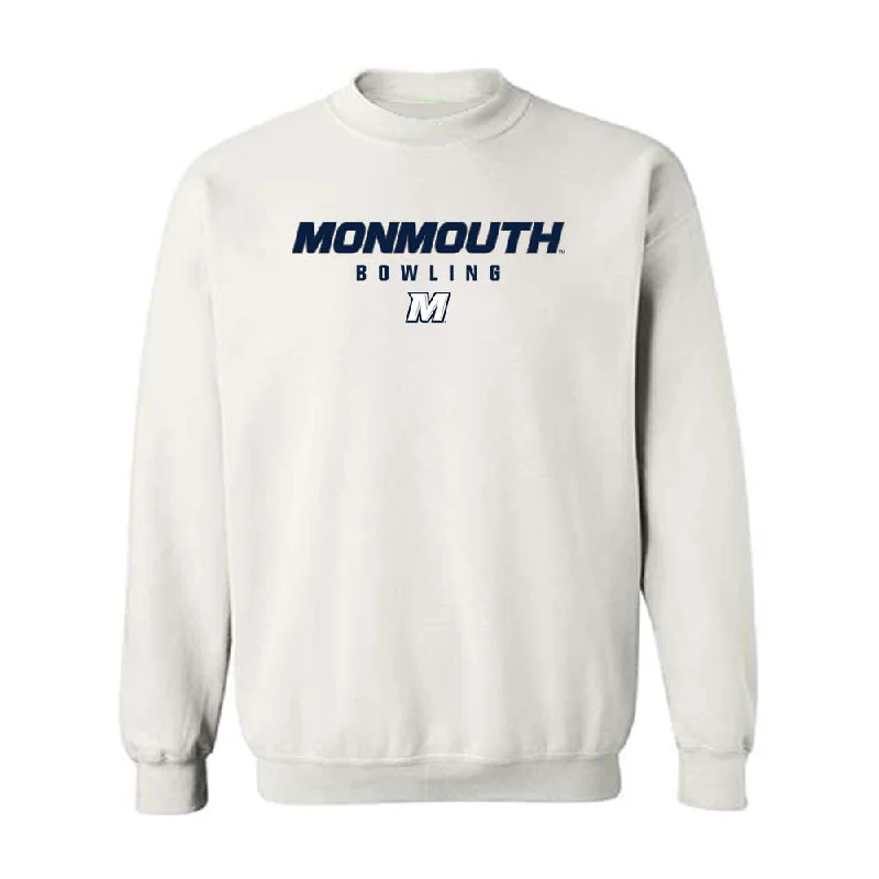 Monmouth - NCAA Women's Bowling : Siyah Sweeny - White Classic Shersey Sweatshirt Oversized Hoodie Comfort Casual