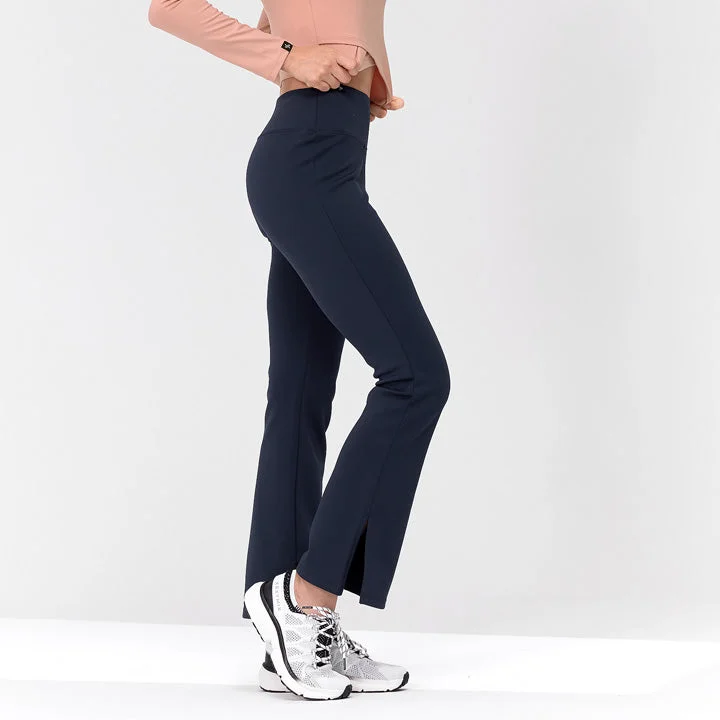 Stretch Formal Bootscut Slit Pants Modern Bootcut Pants