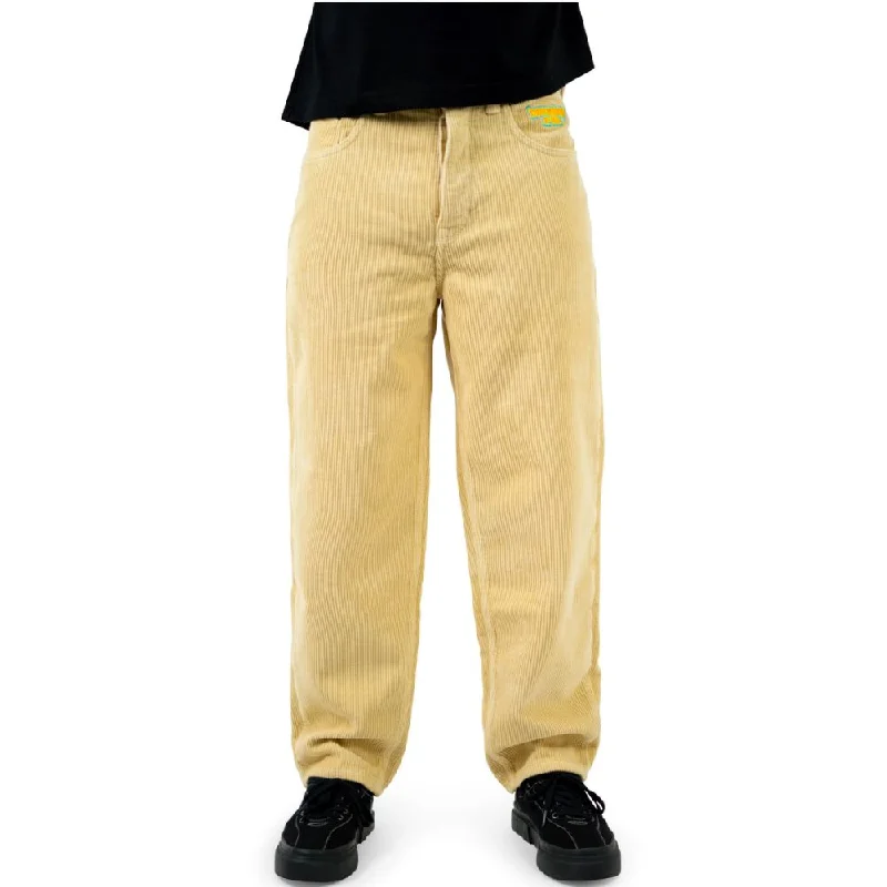 X-Tra Baggy Cord Pants Dust Elegant Wool Trousers