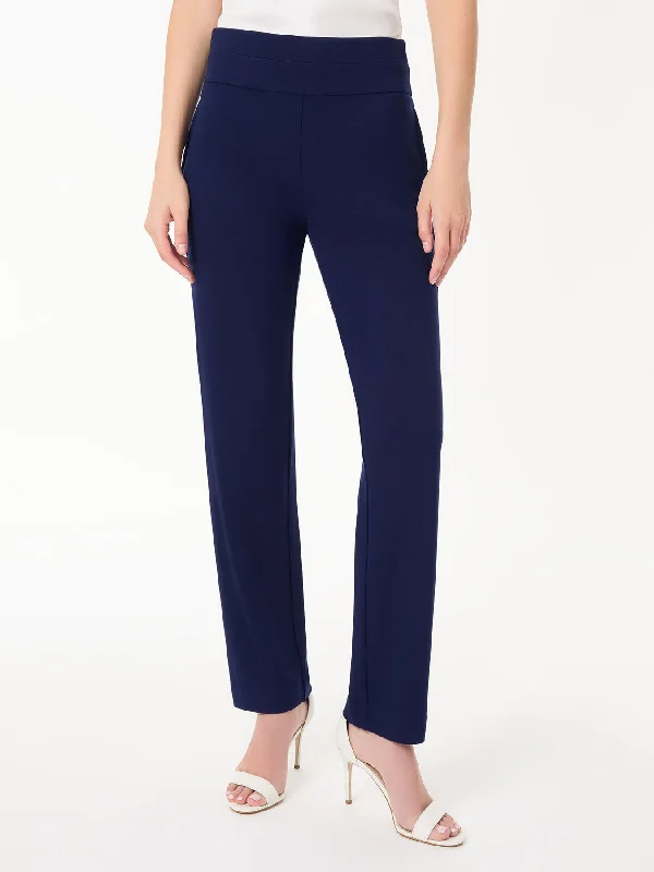 Pull-On Straight Leg Pant, Serenity Knit Slim-Fit Leggings