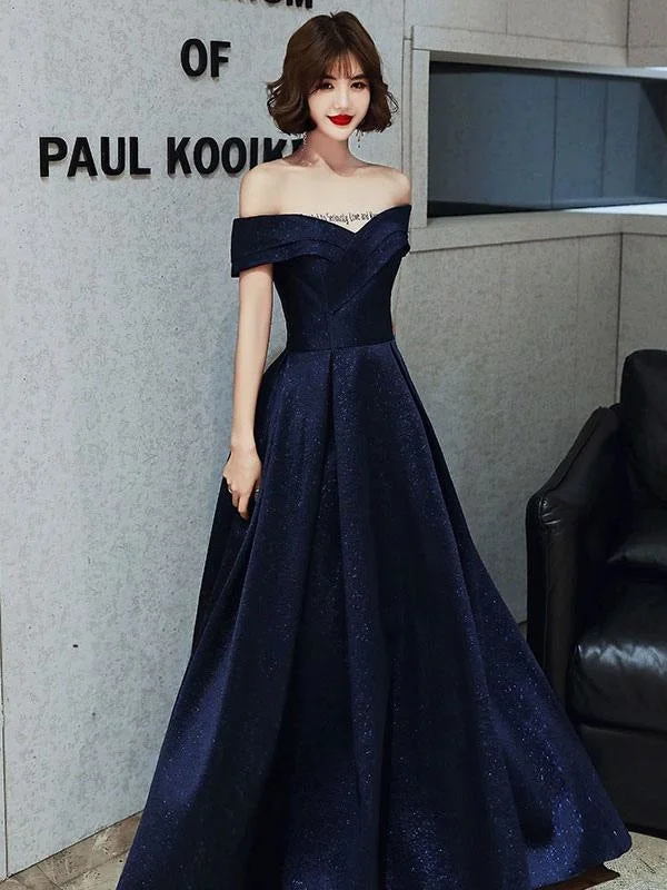 Evening Dress A-Line Bateau Neck Floor-Length Short Sleeves Lace-Up Pleated Satin Fabric Prom Dress Tunics Summer linen